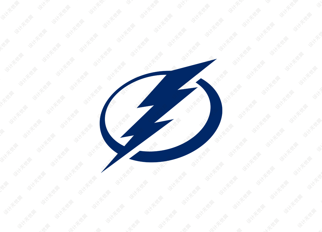 NHL: 坦帕湾闪电队徽logo矢量素材
