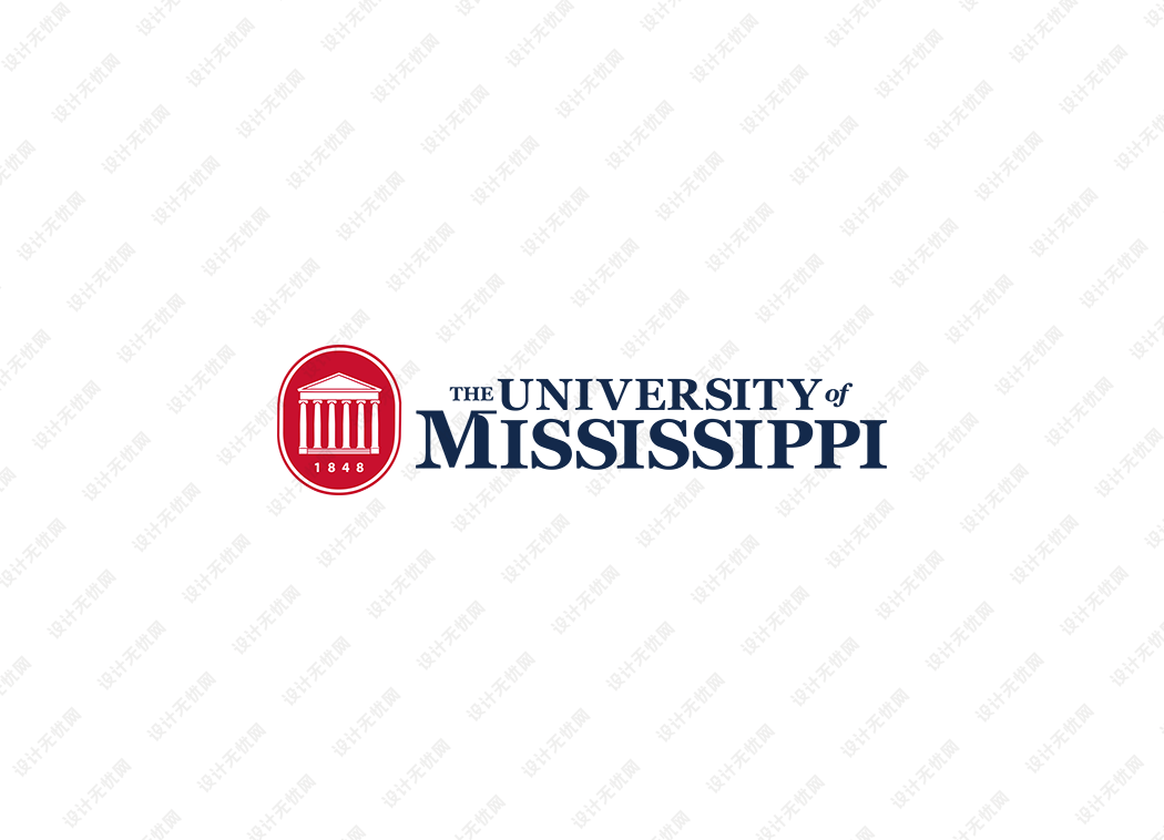 密西西比大学校徽logo矢量标志素材