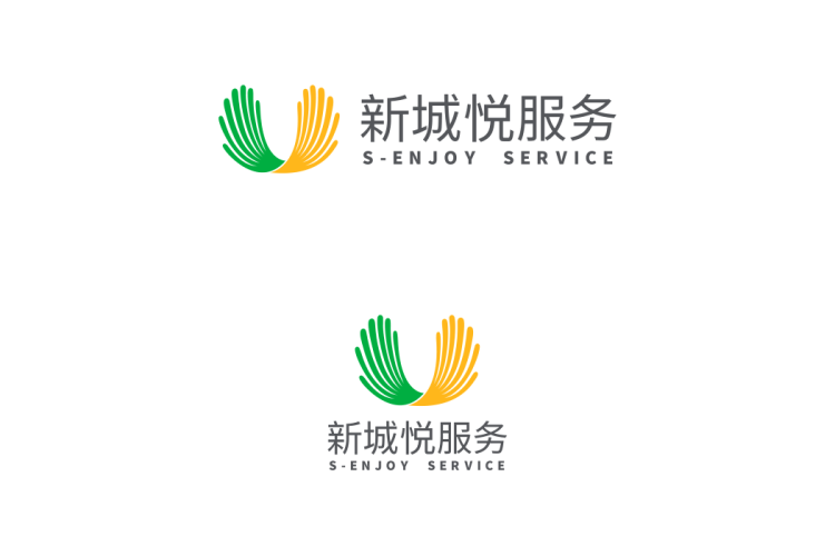 新城悦服务logo矢量标志素材