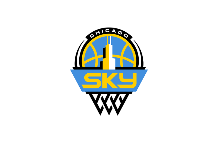 WNBA芝加哥天空队徽logo矢量素材
