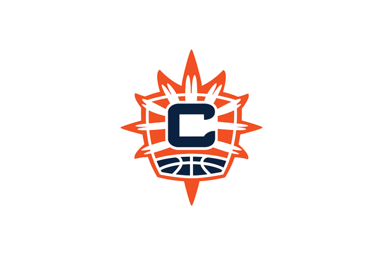 WNBA康涅狄格太阳队徽logo矢量素材