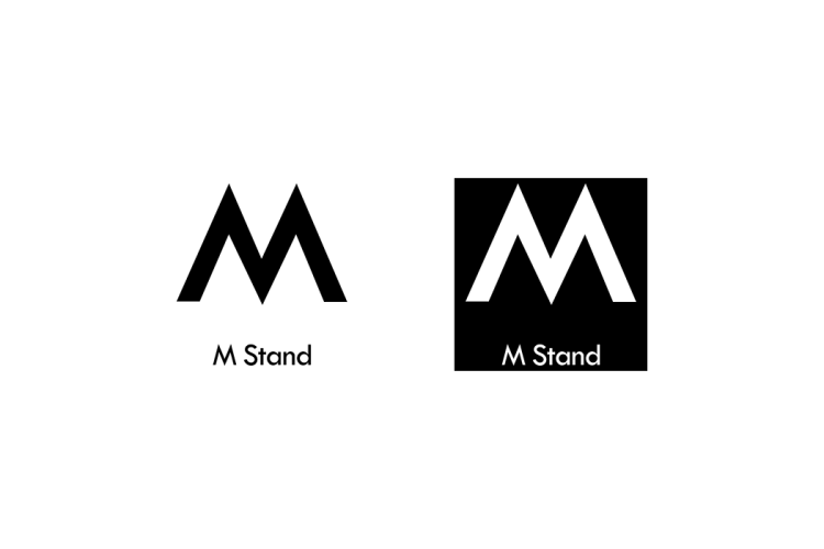 M stand咖啡logo矢量标志素材