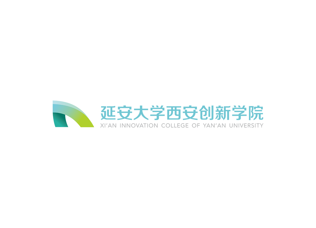 延安大学西安创新学院校徽logo矢量标志素材