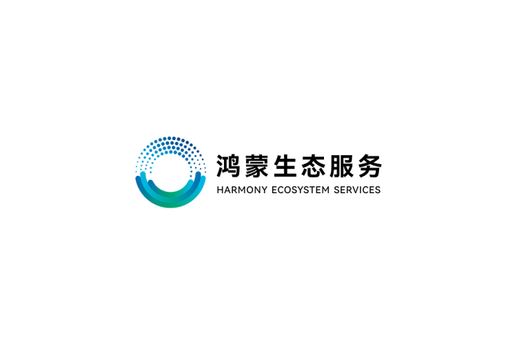 鸿蒙生态服务logo矢量标志素材