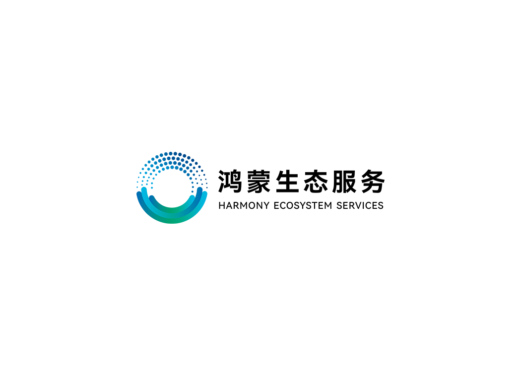 鸿蒙生态服务logo矢量标志素材