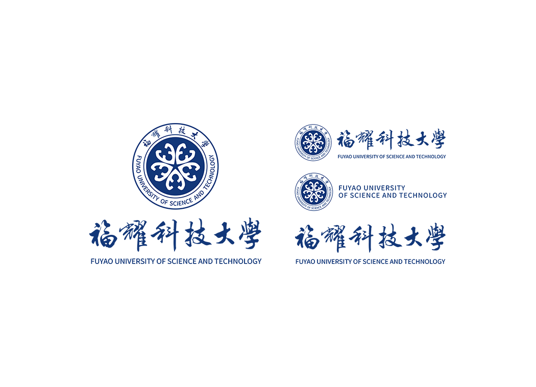福耀科技大学校徽logo矢量标志素材