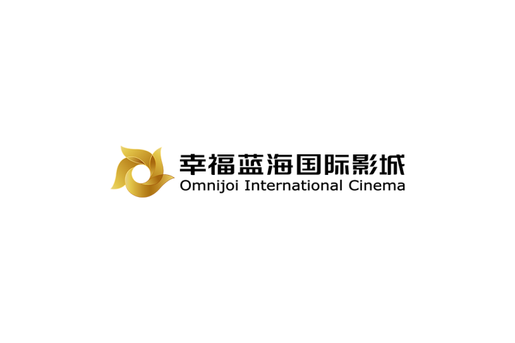 幸福蓝海国际影城logo矢量标志素材