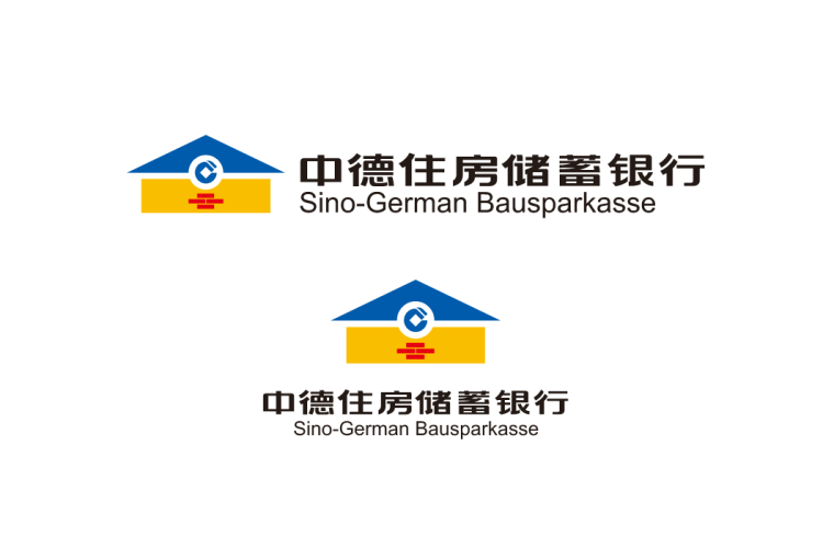 中德住房储蓄银行logo矢量标志素材