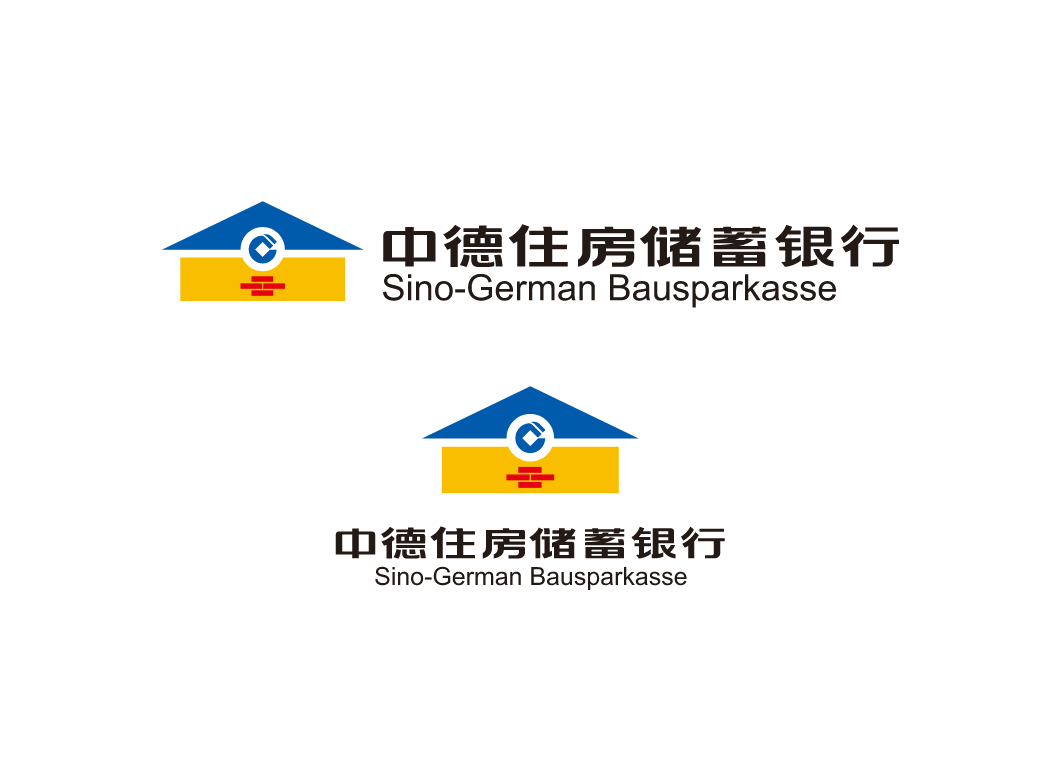 中德住房储蓄银行logo矢量标志素材