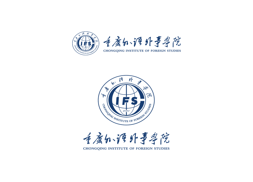 重庆外语外事学院校徽logo矢量标志素材