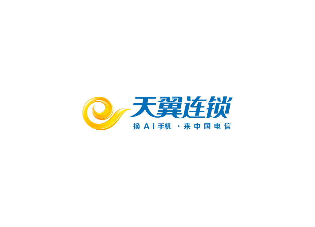 天翼连锁logo矢量标志素材