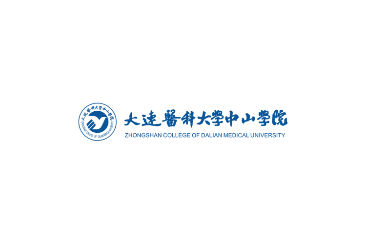 大连医科大学中山学院校徽logo矢量标志素材