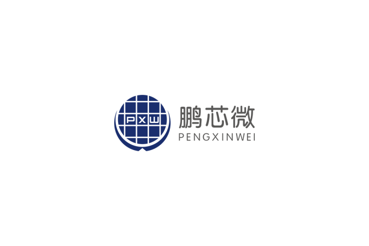 鹏芯微集成电路logo矢量标志素材