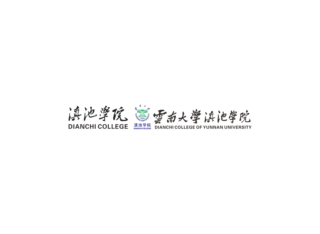 滇池学院校徽logo矢量标志素材