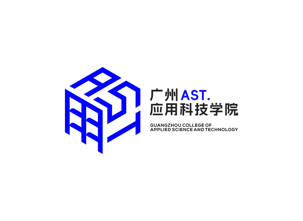 广州应用科技学院校徽logo矢量标志素材