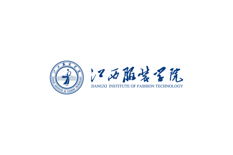 江西服装学院校徽logo矢量标志素材