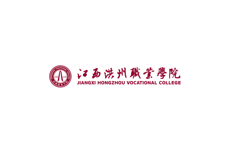 江西洪州职业学院校徽logo矢量标志素材