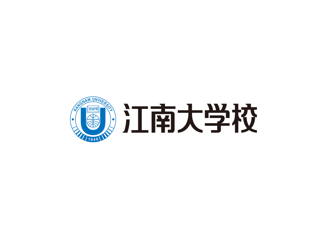 韩国江南大学（Kangnam University）校徽logo矢量标志素材