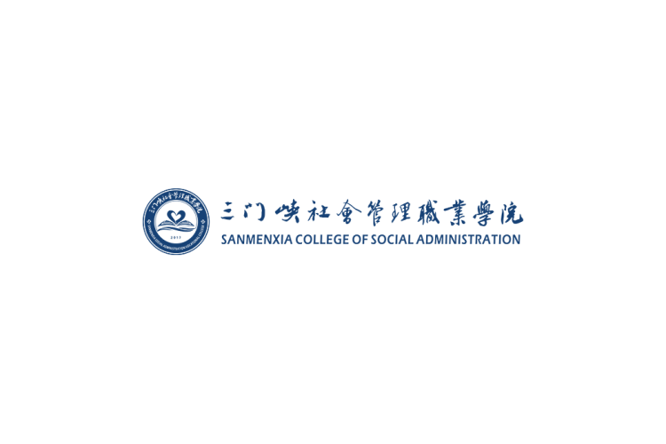三门峡社会管理职业学院校徽logo矢量标志素材