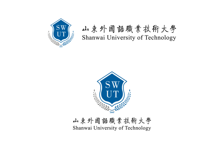 山东外国语职业技术大学校徽logo矢量标志素材