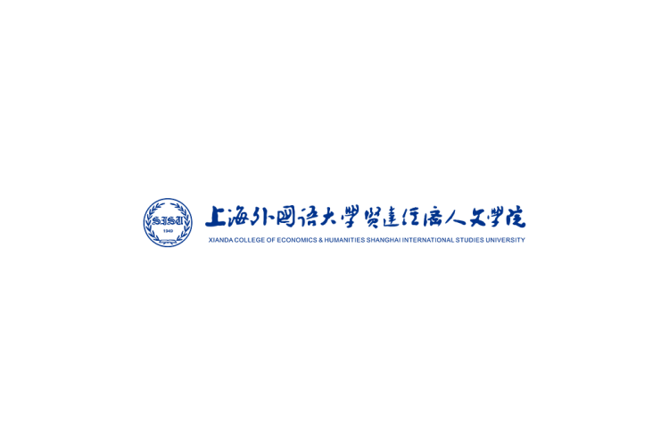 上海外国语大学贤达经济人文学院校徽logo矢量标志素材