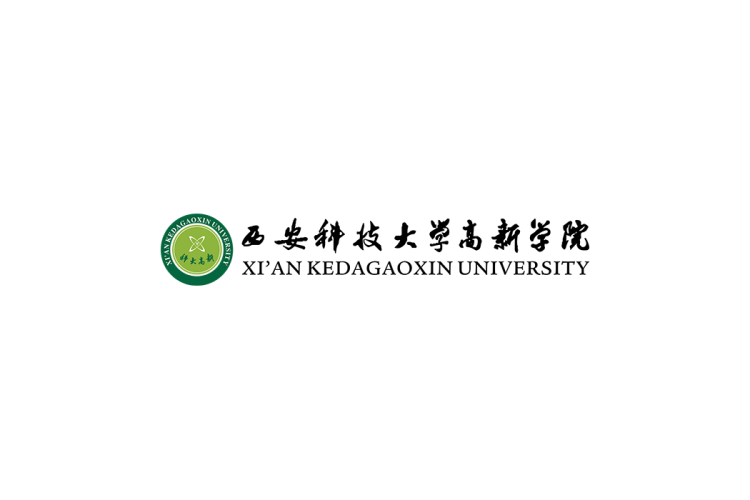 西安科技大学高新学院校徽logo矢量标志素材