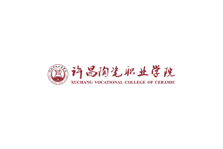 许昌陶瓷职业学院校徽logo矢量标志素材
