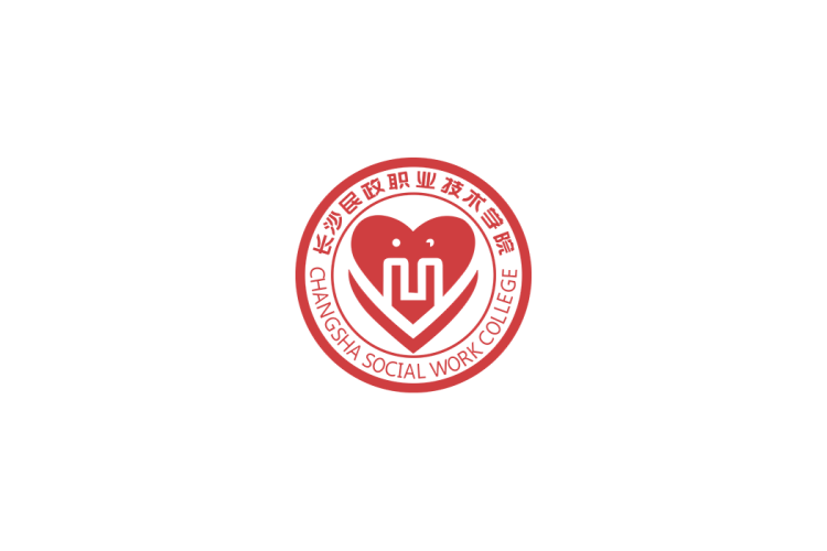 长沙民政职业技术学院校徽logo矢量标志素材