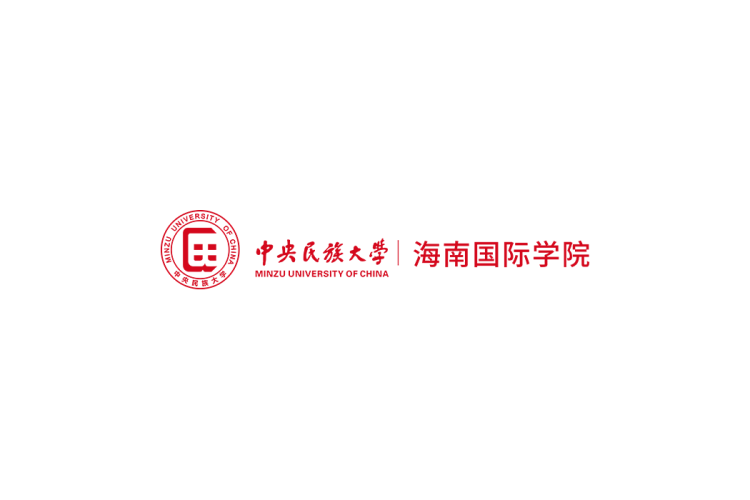 中央民族大学海南国际学院校徽logo矢量标志素材