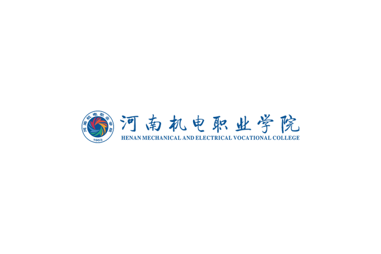 河南机电职业学院校徽logo矢量标志素材
