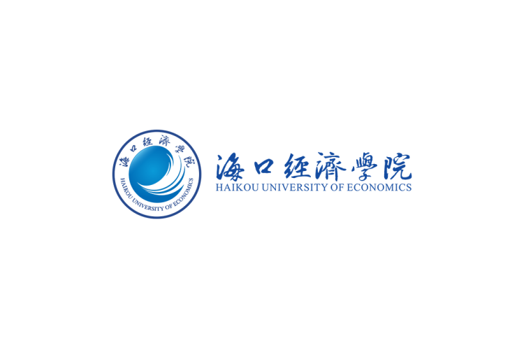 海口经济学院校徽logo矢量标志素材
