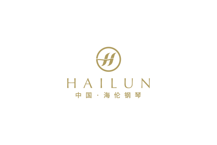海伦钢琴logo矢量标志素材