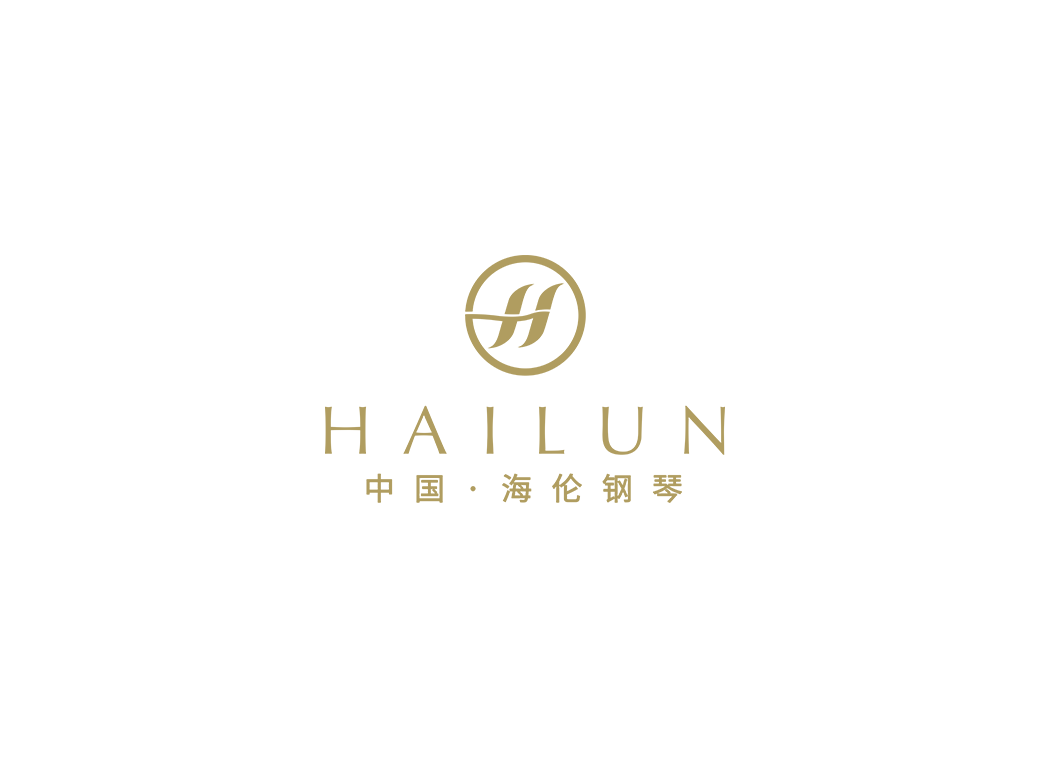 海伦钢琴logo矢量标志素材
