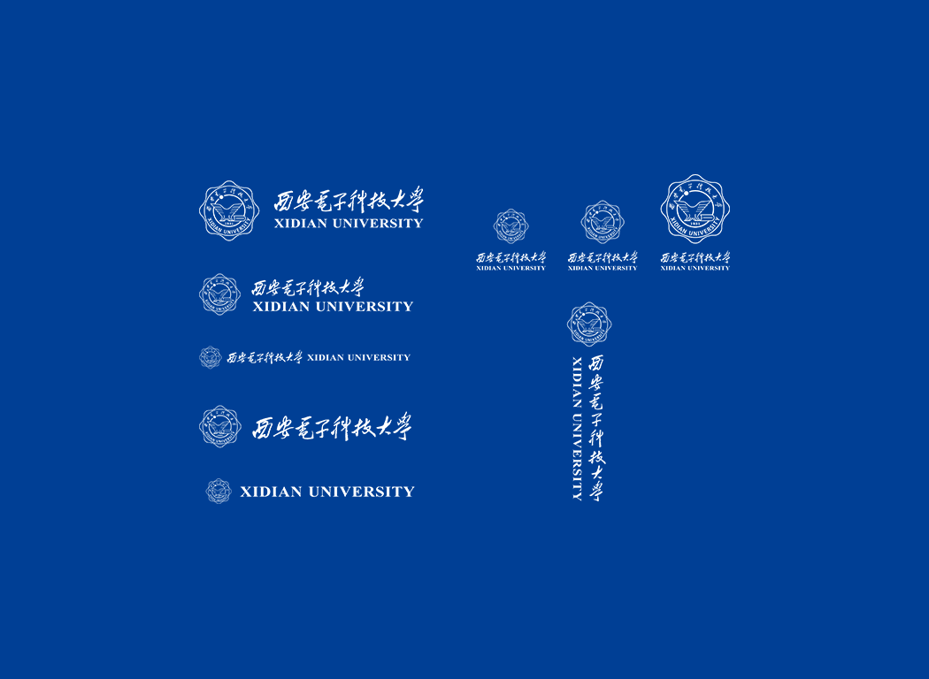 西安电子科技大学校徽logo矢量标志素材