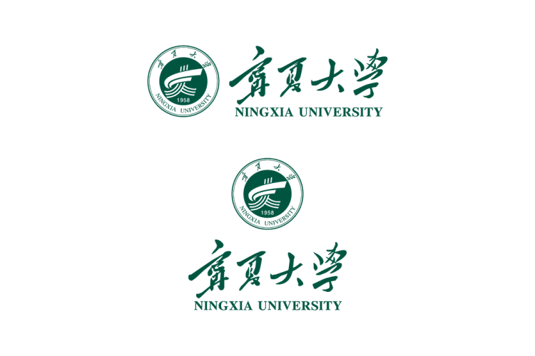 宁夏大学校徽logo矢量标志素材
