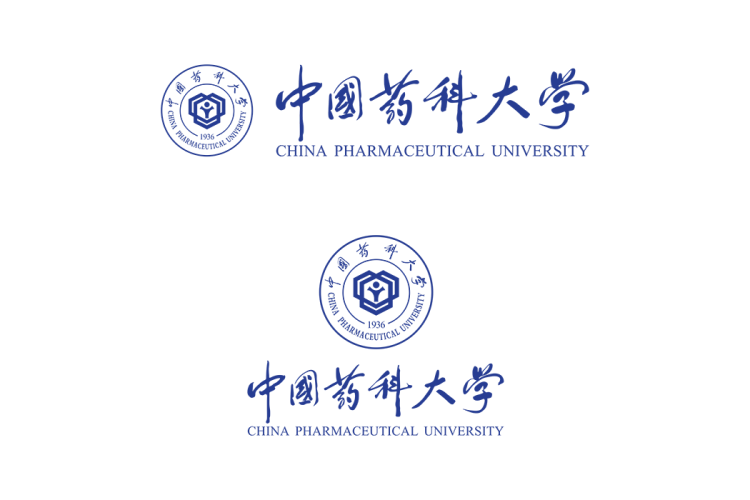 中国药科大学校徽logo矢量标志素材