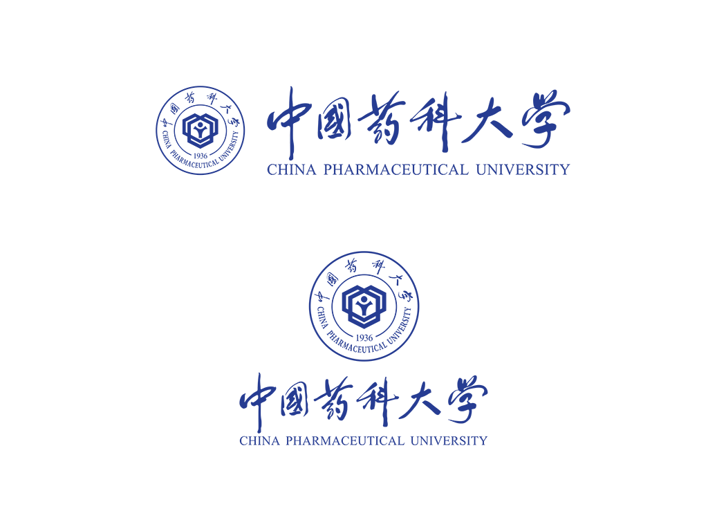 中国药科大学校徽logo矢量标志素材